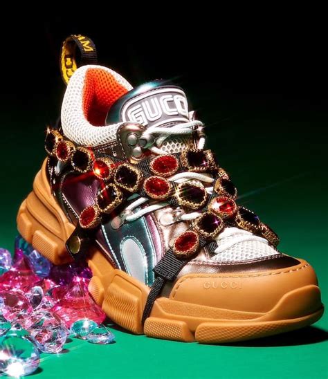 gucci jeweled sneakers|gucci sneakers diamond.